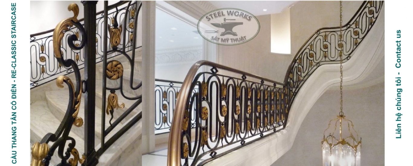 Cầu thang cổ điển - French Classic Staircase