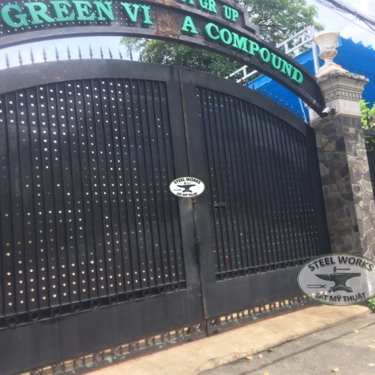 Cải Tạo Cửa Rào Khu Villa Quận 2_Rebuild The Resident Gate District 2