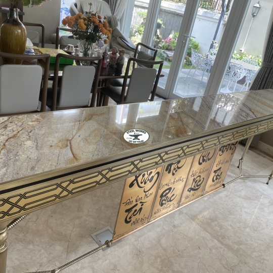 Bàn Console Đồng Thau