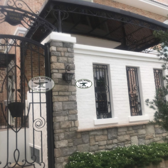 Cửa Cổng, Cầu Thang, Mái Vòm _ Gate, Staricase Railing and Canopy